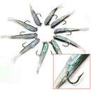 1Pcs Maggot Grub Soft Lure Baits Worms Glow Shrimps Fish Lures Plastic 22cm A6P8