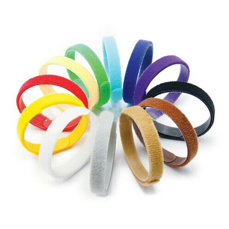 Lot of 12pcs 12 Colors Necklace ID Identification Adjustable Self-Adhesive