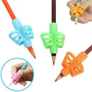 1PC Two Finger Grip Silicone Pencil Holder Corrector Baby Learning Writing Tool