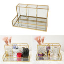 4 Grids Makeup Brush Holder Organizer Cosmetics Brushes Pen Display Rack Clear