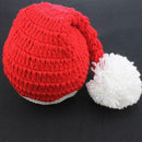 Crochet Knit Newborn Baby Photography Prop Soft Handmade Christmas Costume