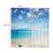 Window Curtain Kitchen Bathroom Drape 170x200cm Seascape