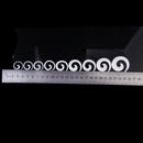 9 Pairs of Acrylic Spiral Ear Taper Tunnel Stretcher Expander Plugs---White F6P9