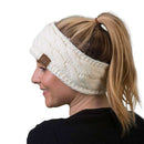 Khaki Yarn Color Spring Winter Ear Warmer Headband For Women Knitted Croche
