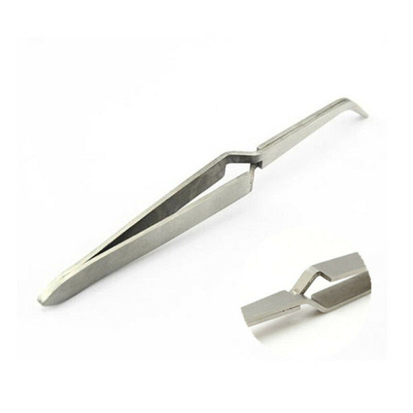 1Pc Nail Salon Professional Tool Stainless Steel Tweezers Clip Nail Art Supply