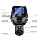 QC3.0 Car charger Car Kit Handsfree Wireless Bluetooth Transmitter Black MP U1C5