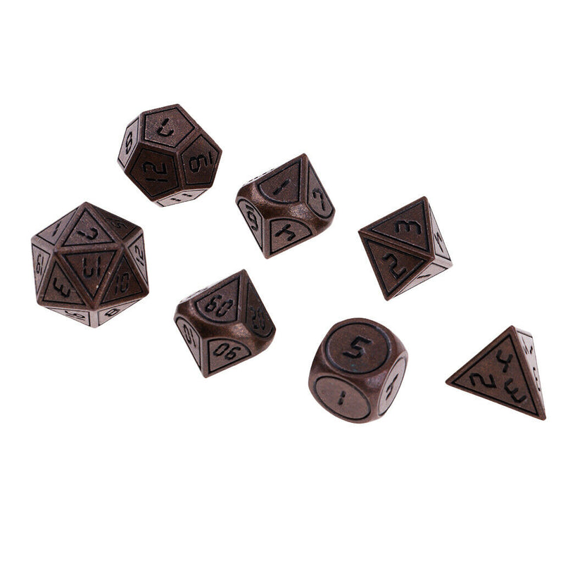 7Pcs/Set    DND RPG MTG Board Game Polyhedral Dice 02