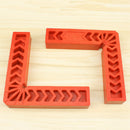 Plastic 90 degree right angle ruler 6 inch woodworking tool auxiliary locat A2D3