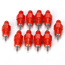 Fantastic 10X Push Nipple Cup Poultry Chicken Bird Quail Drinker Waterer^sP  Ew