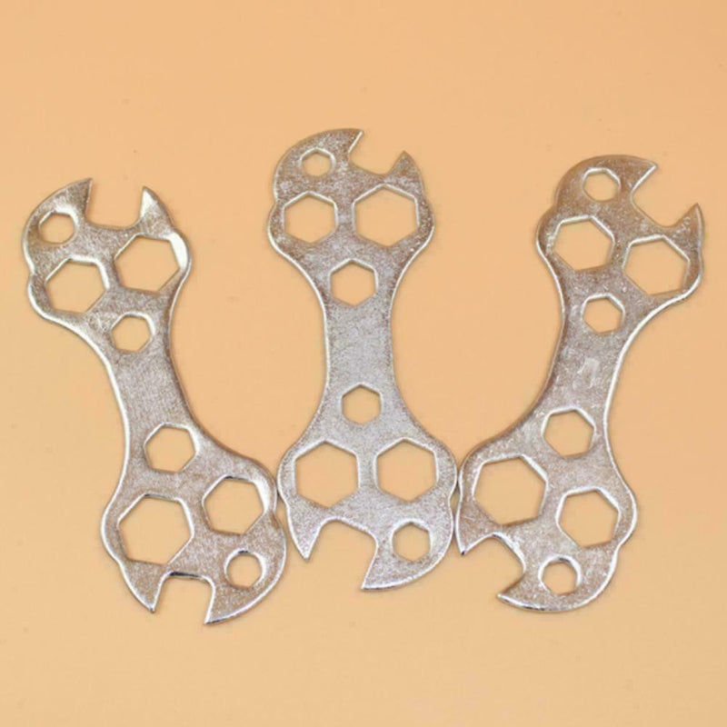 Bicycle Cycling Flat Hexagon Wrench Multifunction Steel Spanner Repair Tool New