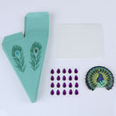 20pcs Peacock Party Candy Boxes Peacock Theme DIY Gift Box Kids Birthday Fav Nw