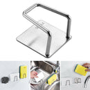 Kitchen Stainless Steel Sponge Drain Rack Soap Storage Holder Strainer Organiser