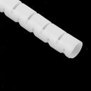 Spiral Tube Cable Wrap Tidy Organizer Wrapping Band Manage Wired 16mm White
