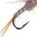 12pcs Fly Fishing Bead Head Nymph Fly Fishing Flies Ribbed Ear Trout Wet Fly