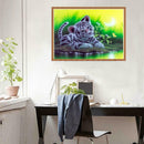 5D DIY Full Drill Diamond Painting Cat Cross Stitch Embroidery Mosaic Kit
