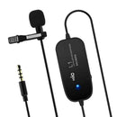 Lapel Lavalier Rechargeable Microphone Omnidirectional Condenser Microphone For