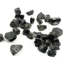 100g Natural Black Crystal Tourmaline Rough Stone Rock Mineral Specimen H VPY