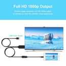 USB Female to 1080P HDMI Male HDTV HD Video Cable Converter Adapter For Phone