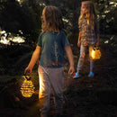 2Pack Pineapple Garden Solar Lights,Upgraded Waterproof 30 Led Solar Lanter