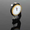 0-10mm 0.1mm Dial Leather Paper Thickness Gauge Meter Tester (Flat Head) A