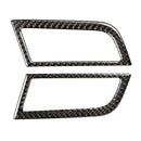 Pair Carbon Fiber Side Air Vent Outlet Cover Trim For Ford  2015-2017