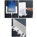 Self Adhesive Phone Holder Easy Install Detachable White Wall Mounted Non Slip