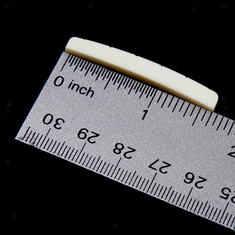3x  Curved Slotted BONE NUT For    Guitar