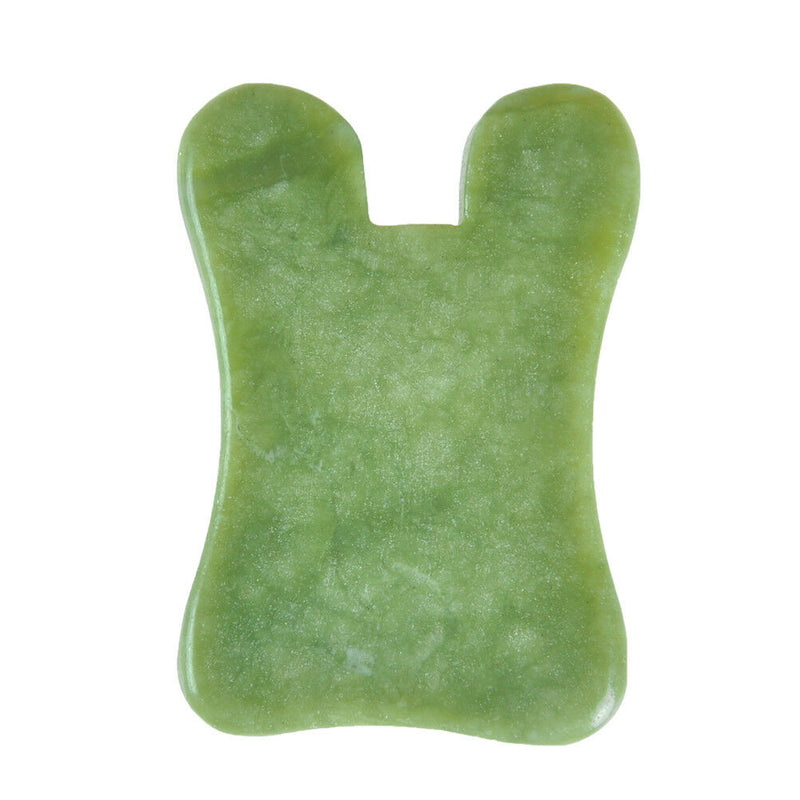 Gua Sha facial massage chinese medicine natural jade board scraping tool B Bj