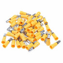 100 x Male & Female Yellow Insulated Bullet Connectors Terminals 12-10AWG W