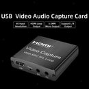 Video Capture Card USB 1080P HDMI Game Capture Device with Mic R/L Loop Full HD