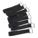 10 Nylon Cable Ties Resuable Straps Plastic Buttons Hook Loop Tapes Buckles