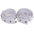 Snap Style Metal Buttons Tape White Color 2yds Pressure Popper Stud Snap
