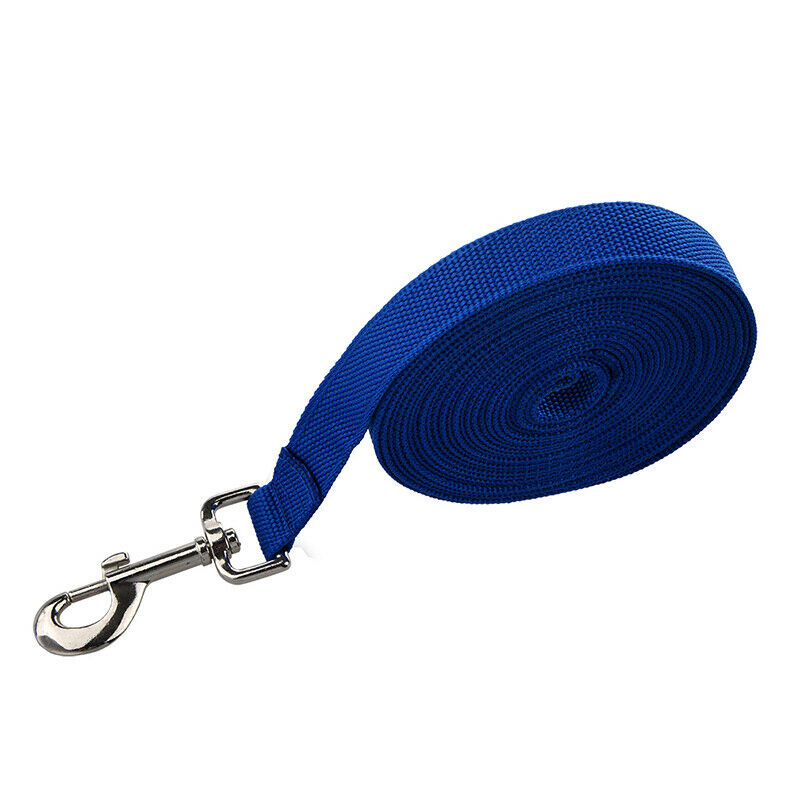 Blue 20FT Long Dog Puppy Pet Puppy Training Obedience Lead Leash