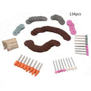 134Pcs Multifunctional Grinding Sanding Polishing Rotary Tool Wheel Fittig DCV