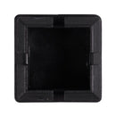 Square Table Chair Leg Tube Pipe Feet Insert Cap 25mmx25mm 30pcs Black T8H4