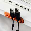 2x Wire Cord Cable Tidy Holder Drop Clip Line Fixer Winder Random Color Gw