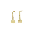 Durable Pack of 2 Violin Fiddle Chin Rest Screws for 3/4 4/4 Size Violin