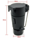 12V 7 Pin N Type Trailer Plug Round Wiring Lights Tow Caravan Truck Boat