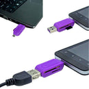 2in1 Micro USB 2.0 OTG Adapter TF Card Reader for Android Phone SamsungRly