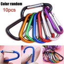 10Pack Multicolor Snap Hook Carabiner D Ring Key Chain Clip Key USA