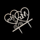 Rustic Wedding Cake Topper - Mr and Mrs style 38 W2J4