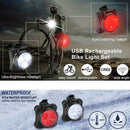 USB Rechargeable Bike Rear Tail Light LED Bicycle Warning Safety Lamp Intriguing