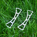 Portable Durable Stainless Steel Steamers Stand Outdoor Camping Hiking Picn