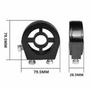 M20X1.5 Oil Filter Temp Pressure Cooler Gauge Sandwich Plate Adapter Sensor Rd