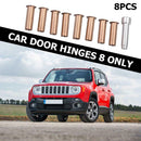 8pcs Door Hinge Pin Liners Bushings with Remover Tool for Jeep TJ 1999-2006