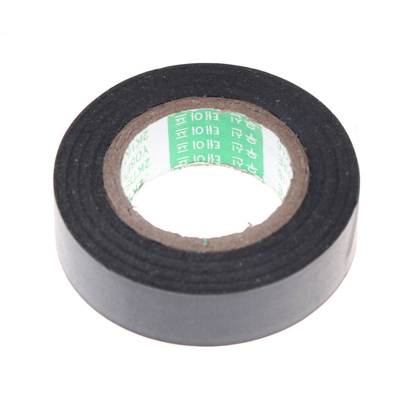 Black PVC Electrical Wire Heat Resistant Vinyl Insulating Tape Roll 16mm*20m Gw