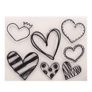 Silicone Clear Stamp Love Heart DIY Scrapbook/Photo Album Cards Paper Craft