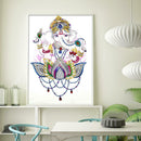 5D DIY Special Shaped Diamond Painting Elephant Trunk Buddha Embroidery Kit
