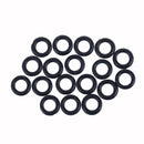 20x Black Rubber Oil Seal Sealed O Rings Gasket Washers, 5*1*3mm E9T8