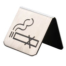 No Smoking Tent Tabletop Sign Warning Notice for Office Meeting Room Pattern